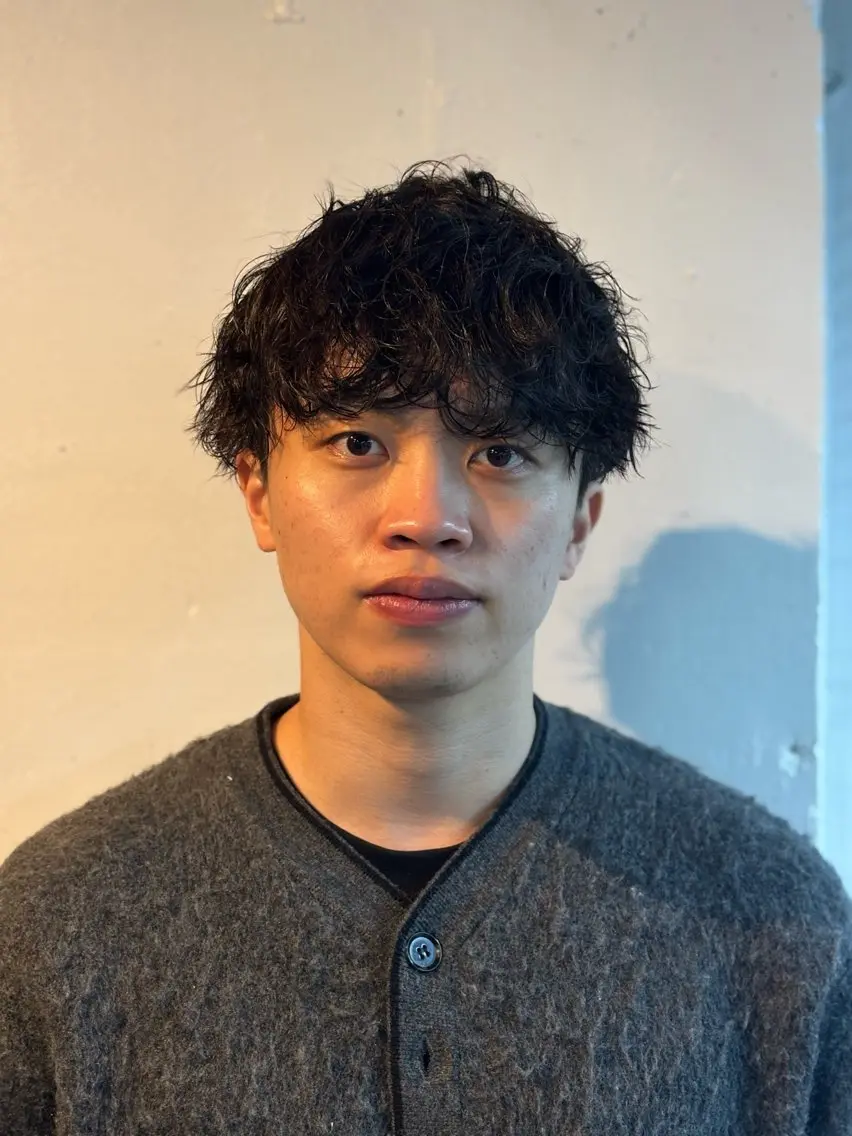 ショート パーマ メンズ カット パーマ ⚡️メンズ特化⚡️ HIROTOのヘアスタイル