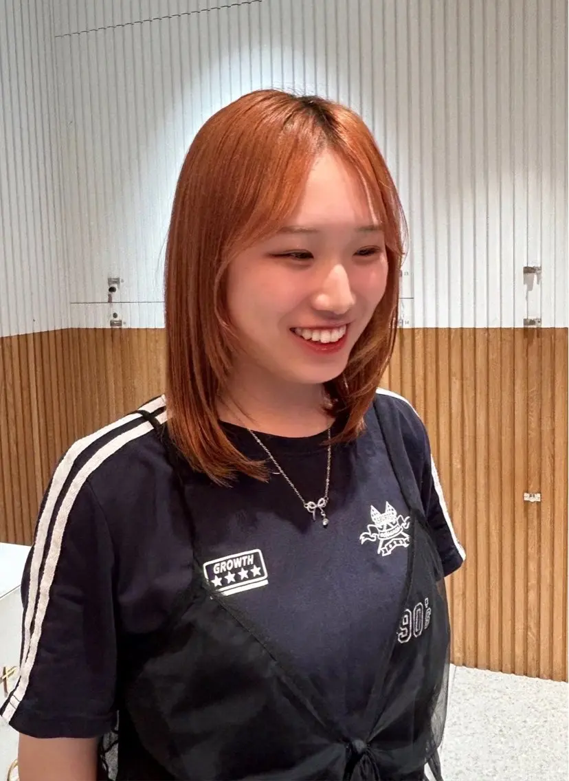 ミディアム レイヤーカット トリートメント Manaka ☺︎のヘアスタイル
