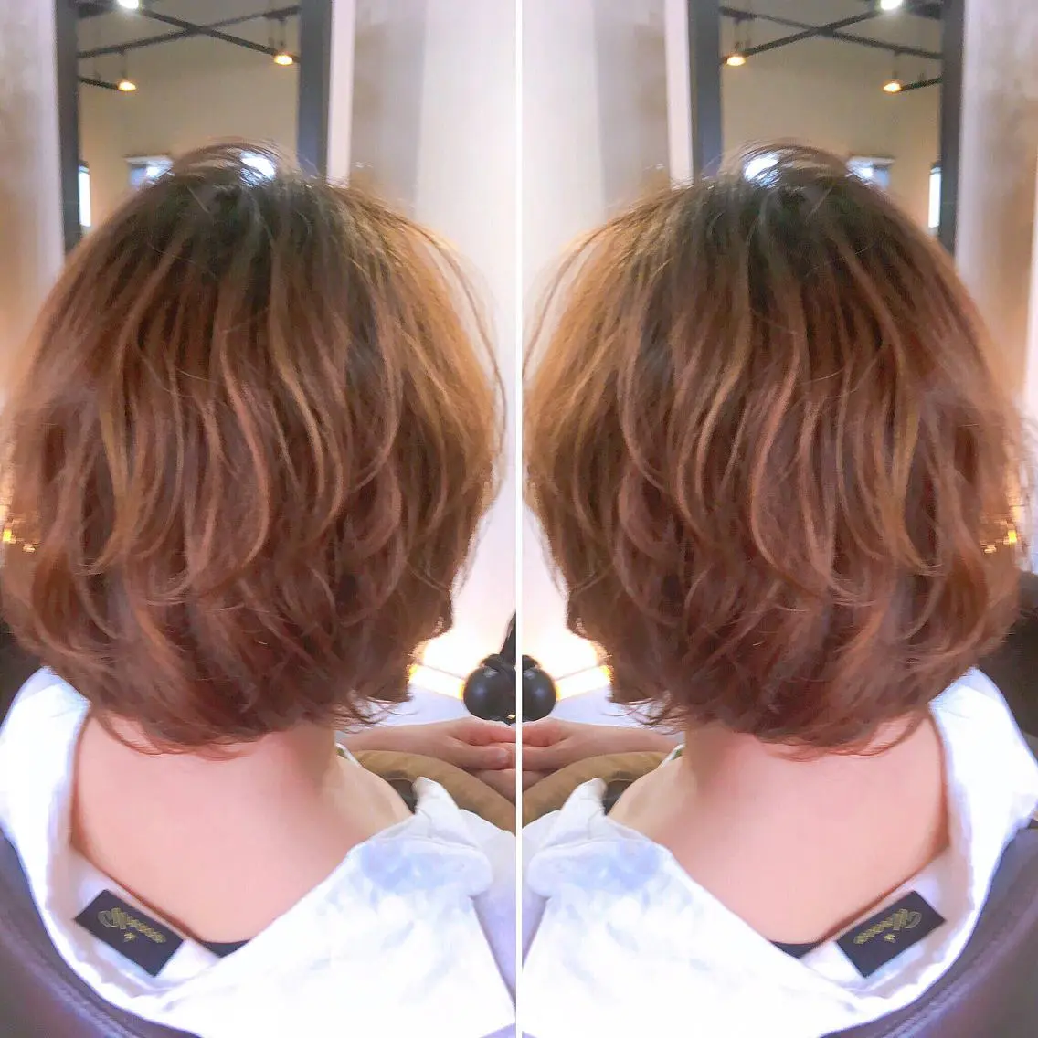 ミディアム カット ヘアカラー トリートメント Le rond吹田店のヘアスタイル