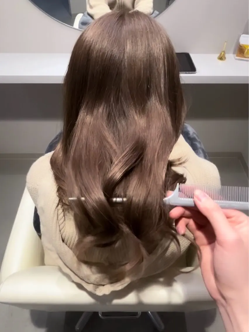 ロング カラー ヘアカラー ヘッドスパ ❤︎RELACE 千葉 恋華❤︎のヘアスタイル