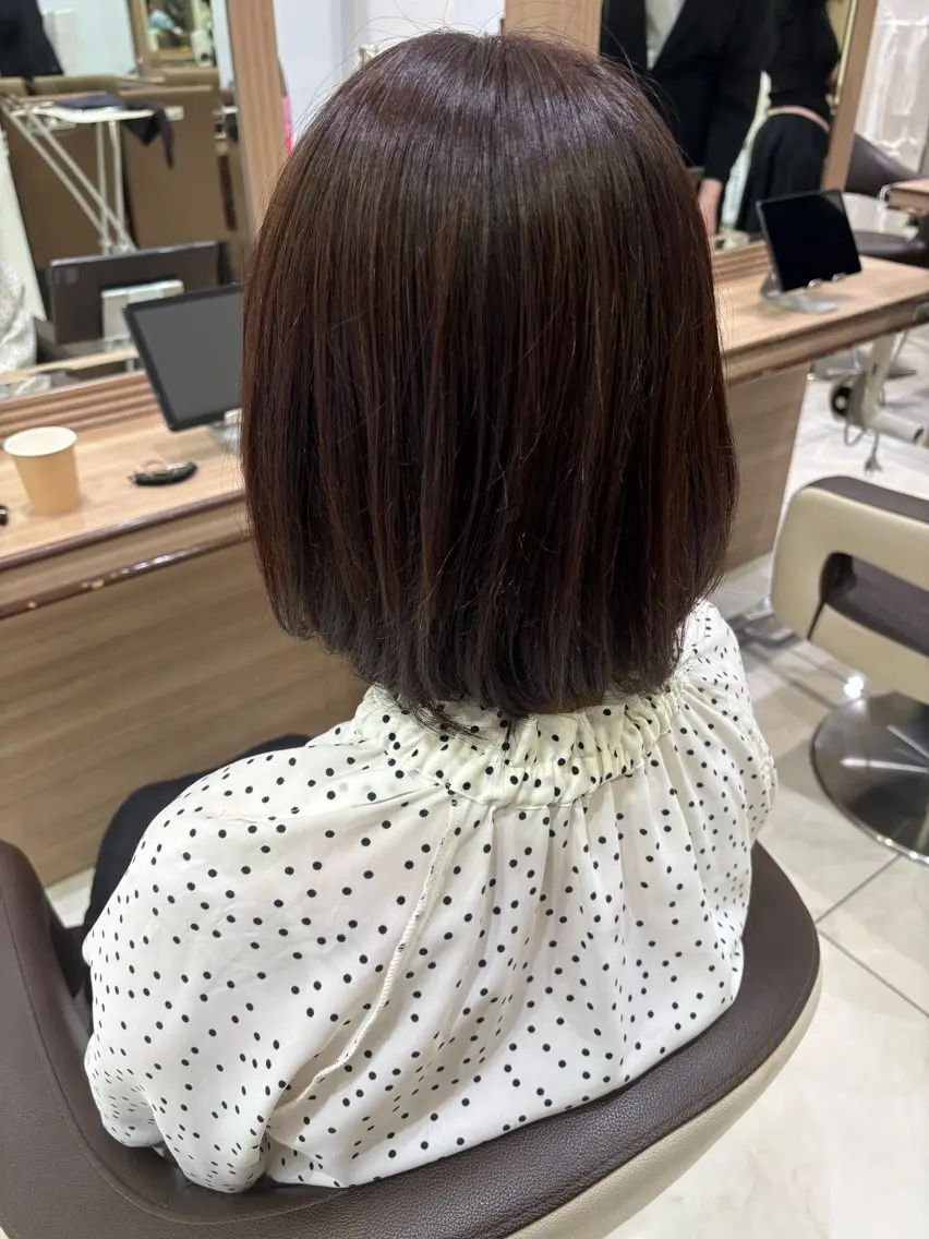 ミディアム カラー ☁🫧縮毛矯正 /沖春奈🪽🫧のヘアスタイル