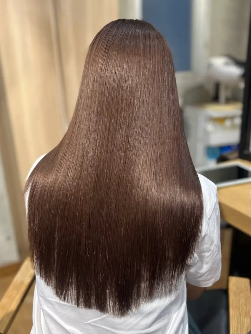 ロング カラー アディクシーカラー ブリーチ ケアブリーチ ダブルカラー イヤリングカラー DAIKIベージュ 🍂レイヤーカットのヘアスタイル