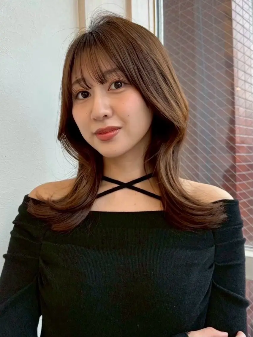 カラー ♻️ブリーチなし カラー♻️のヘアスタイル
