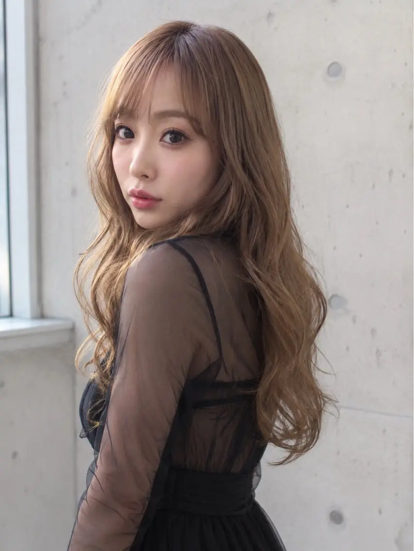 ロング カラー onono セキケイタのヘアスタイル