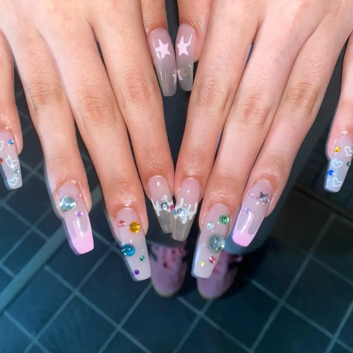 ネイル nano/きもかわ nail🐬🫧のネイルデザイン