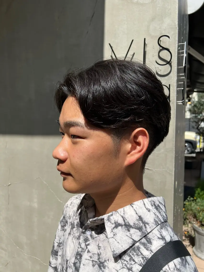 【ご新規様メンズ限定】💙お悩み解決デザインカット+癒しのヘッドスパ×眉カット🩵の写真
