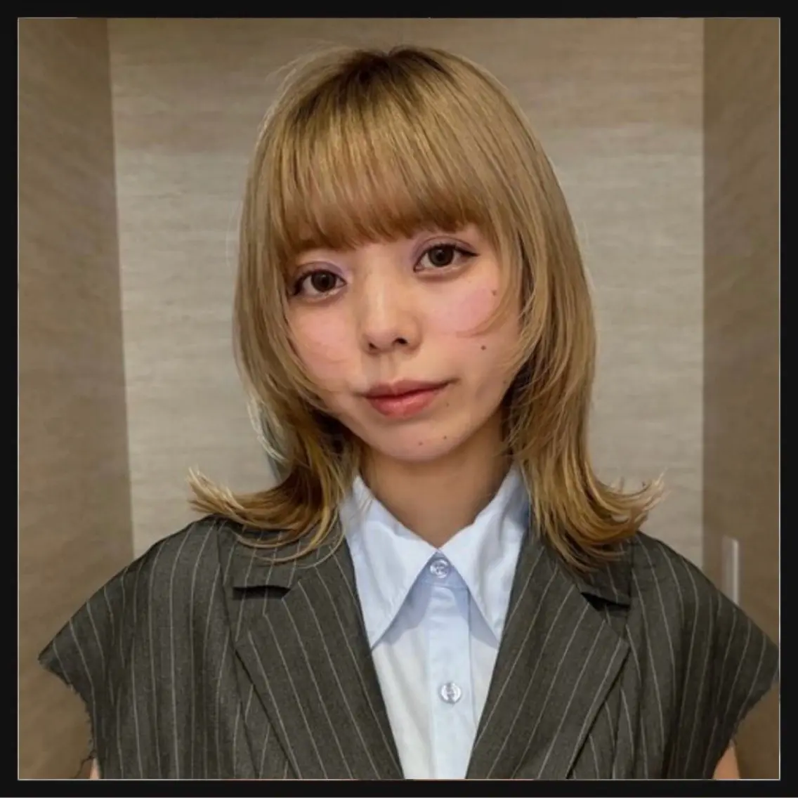 ミディアム 透明感ダブルカラー/ 似合わせボブ👑涼介のヘアスタイル