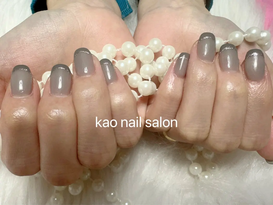 ネイル ハンドネイル kao パラジェル スカルプ/長さだしのネイルデザイン