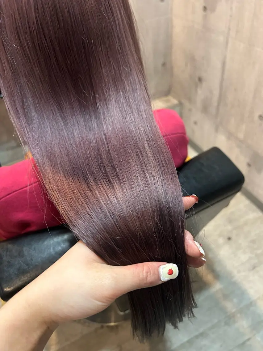ロング ヘアカラー トリートメント 浅草個室/髪質改善 🫧ちえ🫧のヘアスタイル