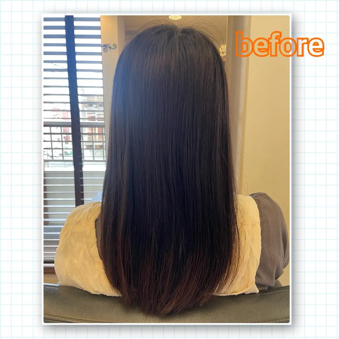 セミロング カット アミーベル🧸🧡 本店✂️しおりのヘアスタイル