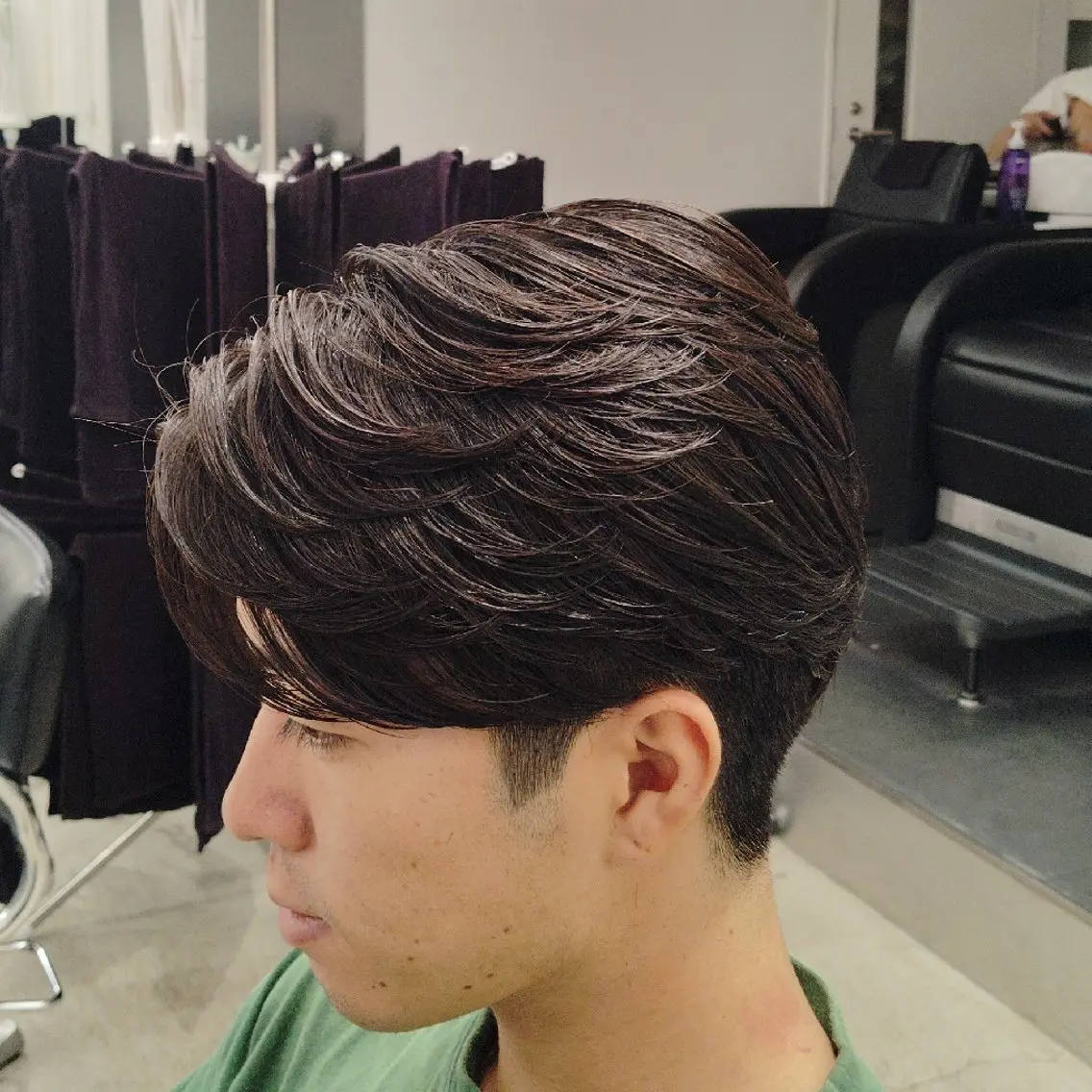 パーマ メンズ フェザーパーマ メンズパーマ カット パーマ 名古屋のパーマ職人 /fifth/正岡のヘアスタイル