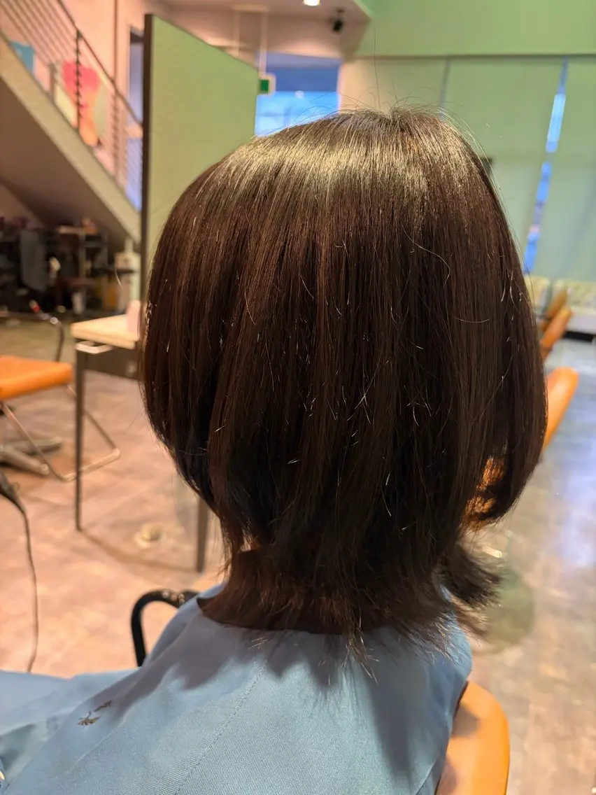 ミディアム カット カットモデル RURUのヘアスタイル