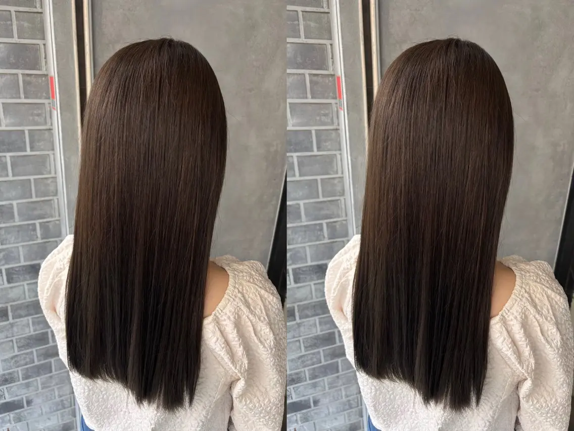 セミロング カラー ブラウンカラー 古屋 澪　艶髪カラー✨のヘアスタイル