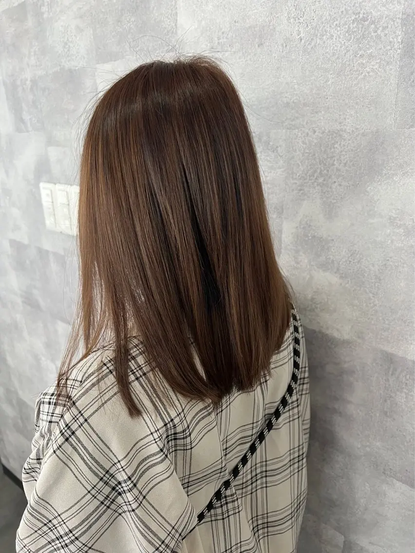 ロング 横田 拓実のヘアスタイル