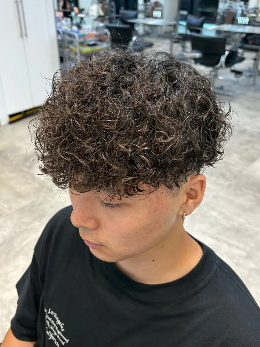 パーマ メンズ カット パーマ fifth 武正 琉生のヘアスタイル