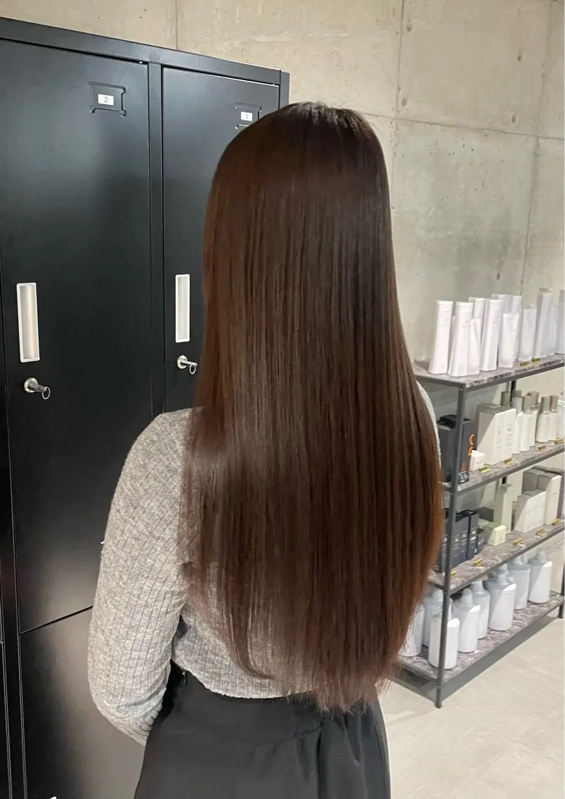 ロング ヘアカラー トリートメント 髪質改善/ツヤカラー shotaのヘアスタイル