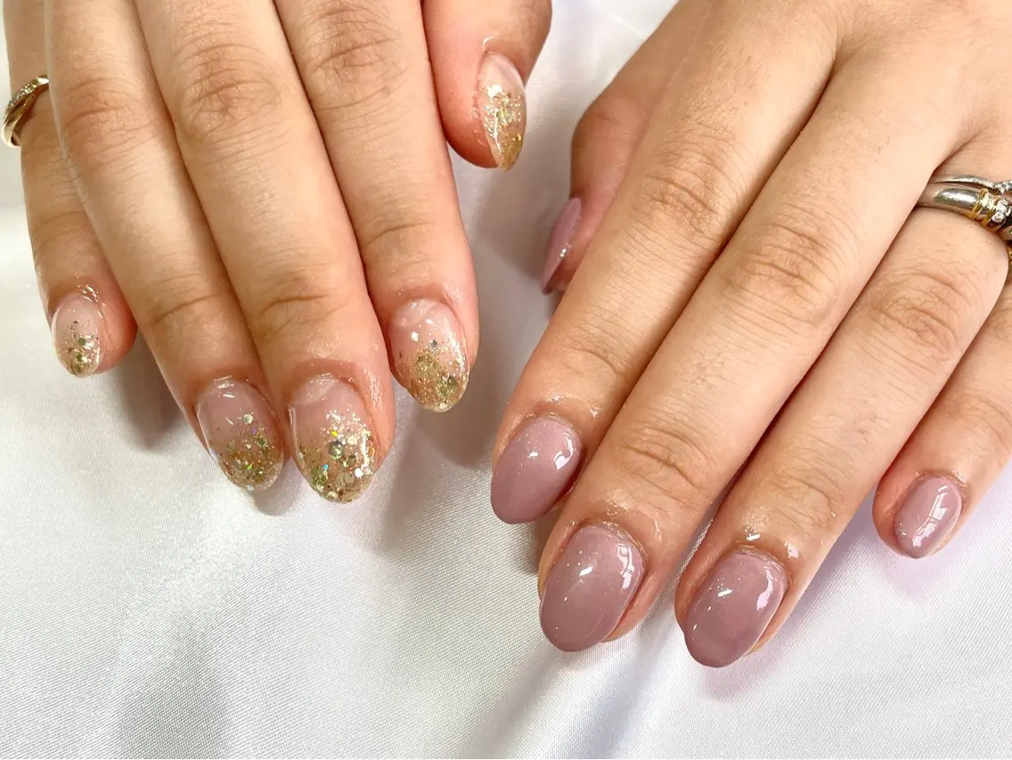 ネイル ワンカラーネイル Neige‪𓂃ai ＊梅津 / 松尾のネイルデザイン