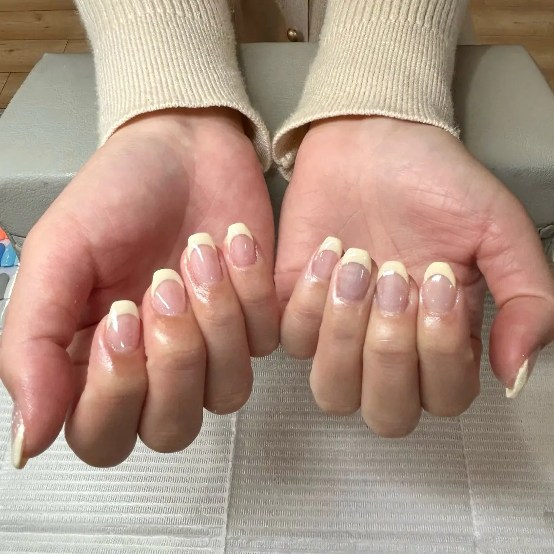ネイル フレンチネイル 水山 暎華のネイルデザイン