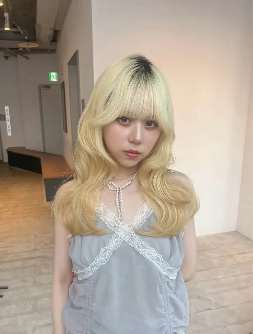 ロング 🎀ハイトーン特化/ 池袋/miyu🎀のヘアスタイル