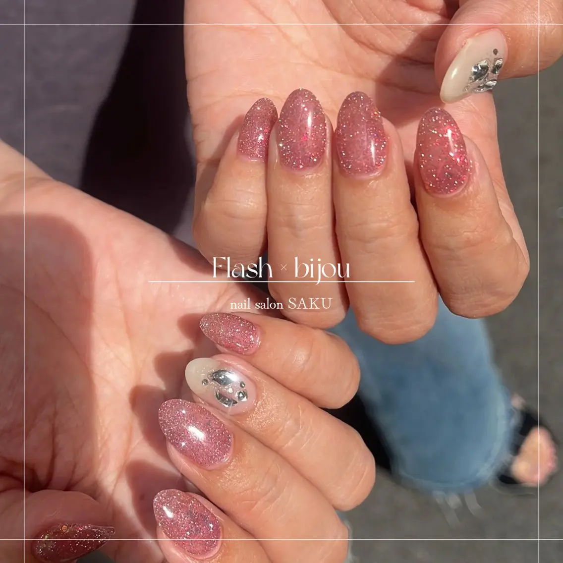 ネイル ニュアンスネイル シンプルネイル SAKU nail 作島茜のネイルデザイン