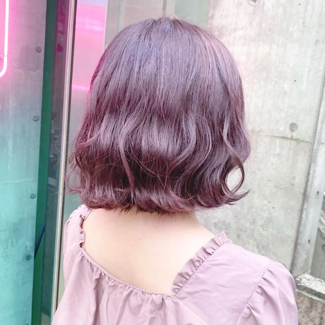 セミロング カラー ヘアアレンジ メンズ キッズ お悩み解決美容師 💐AMIのヘアスタイル