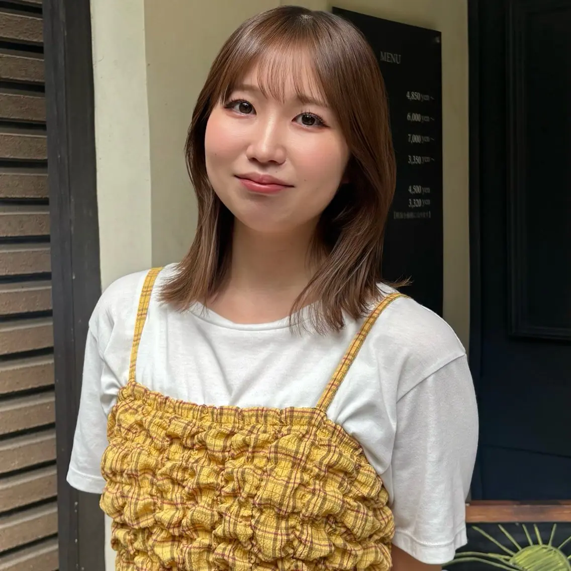 前髪・顔周りカット ＋ 髪質改善カラー ＋トリートメントの写真