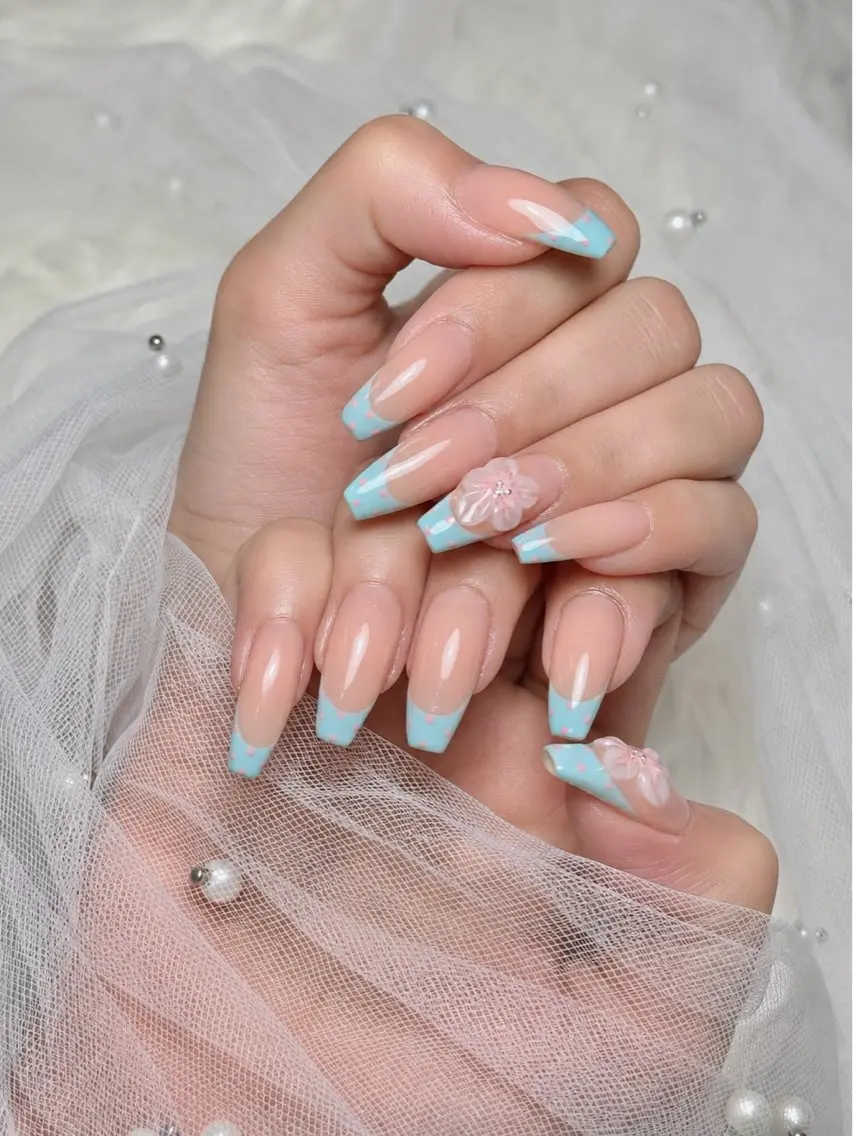 ネイル フレンチネイル ジェルネイル 韓国ネイル シンプルネイル 夏ネイル ハンドネイル ハンドケア NEM nailstudioのネイルデザイン
