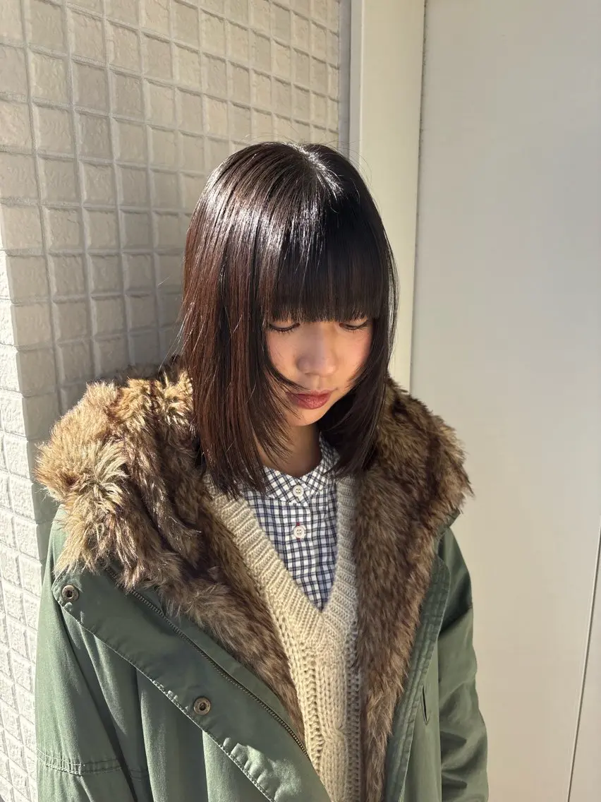 ミディアム 🪐海外hair/パ ーマ/暖色/ミミ🌼のヘアスタイル