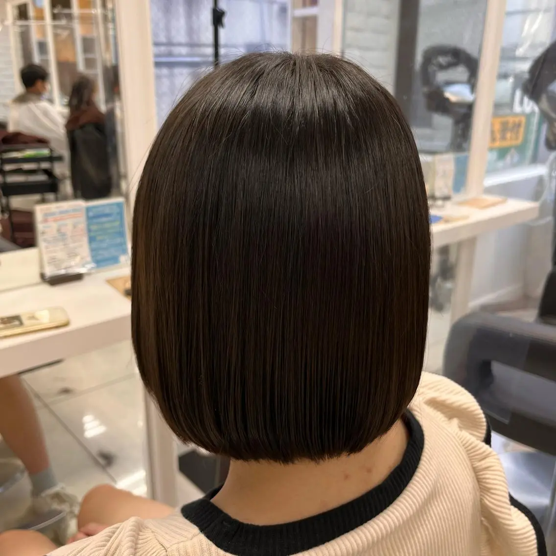 ショート ボブ カット 【メンズ縮毛矯正/ Ryoka】のヘアスタイル