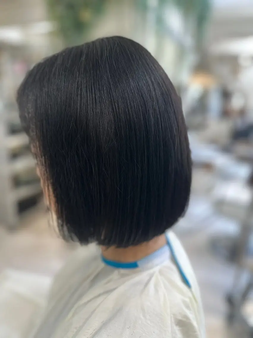 ミディアム カラー ボブ 江原 貴登のヘアスタイル