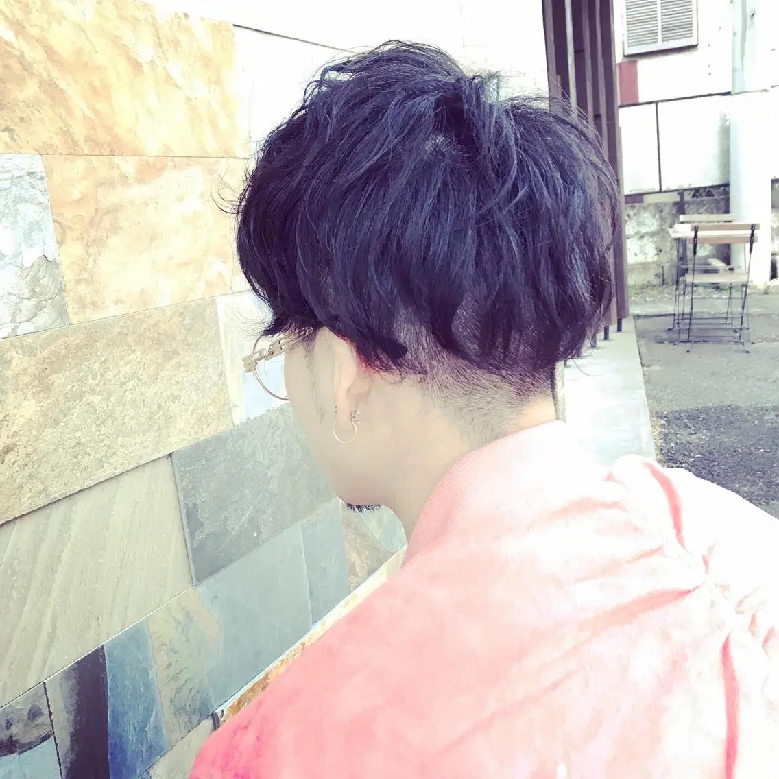 パーマ メンズ 佐々木 浩之のヘアスタイル