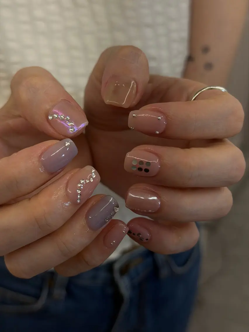 ネイル クリアネイル フットネイル ジェルネイル マグネットネイル ニュアンスネイル ハンドネイル ハンドケア Bana_ Nailのネイルデザイン