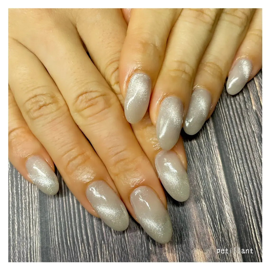 ネイル アートネイル マグネットネイル マグネットワンカラー ワンカラーネイル シンプルネイル nail salon petillantのネイルデザイン