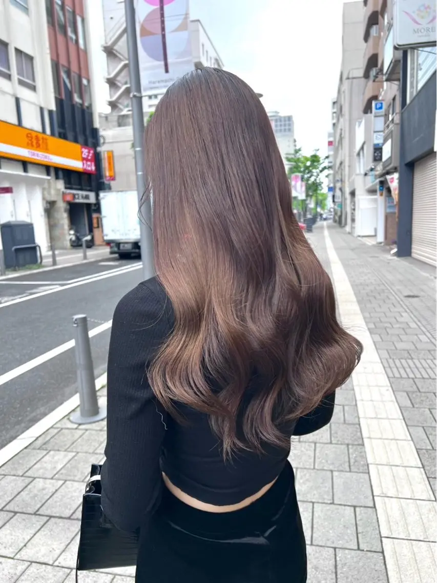 ロング カラー Parve Mix 森 美遥🩶のヘアスタイル