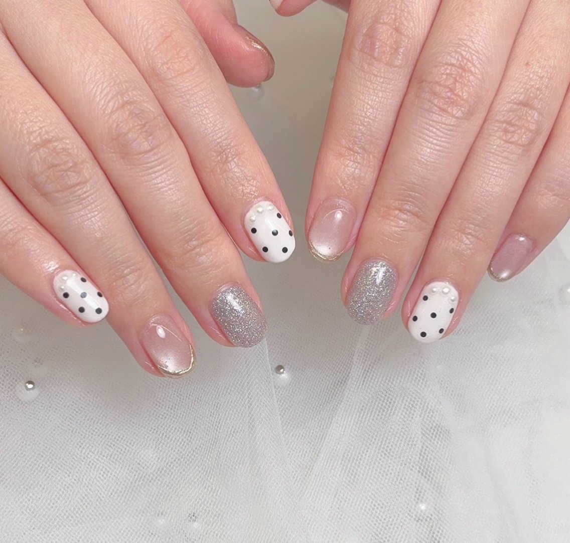 ネイル saki 堺筋本町￤ 大人可愛い￤nailのネイルデザイン