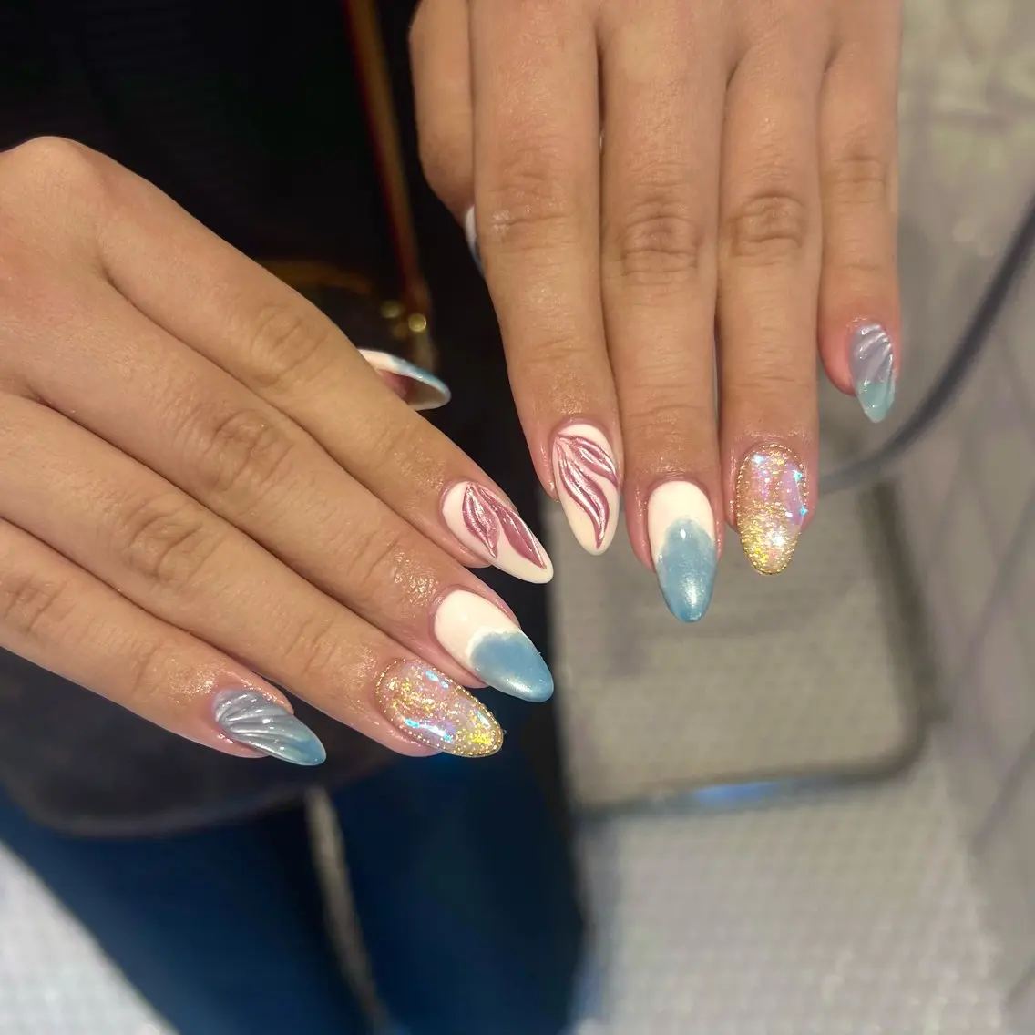 ネイル ハンドネイル SHELLNAIL しおりのネイルデザイン