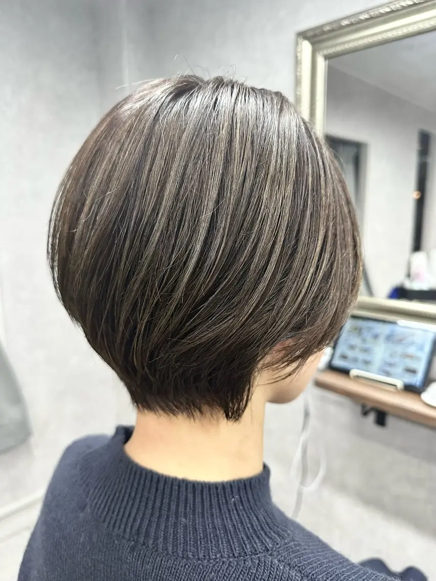 ショート カラー カット ヘアカラー Lien 深井店のヘアスタイル