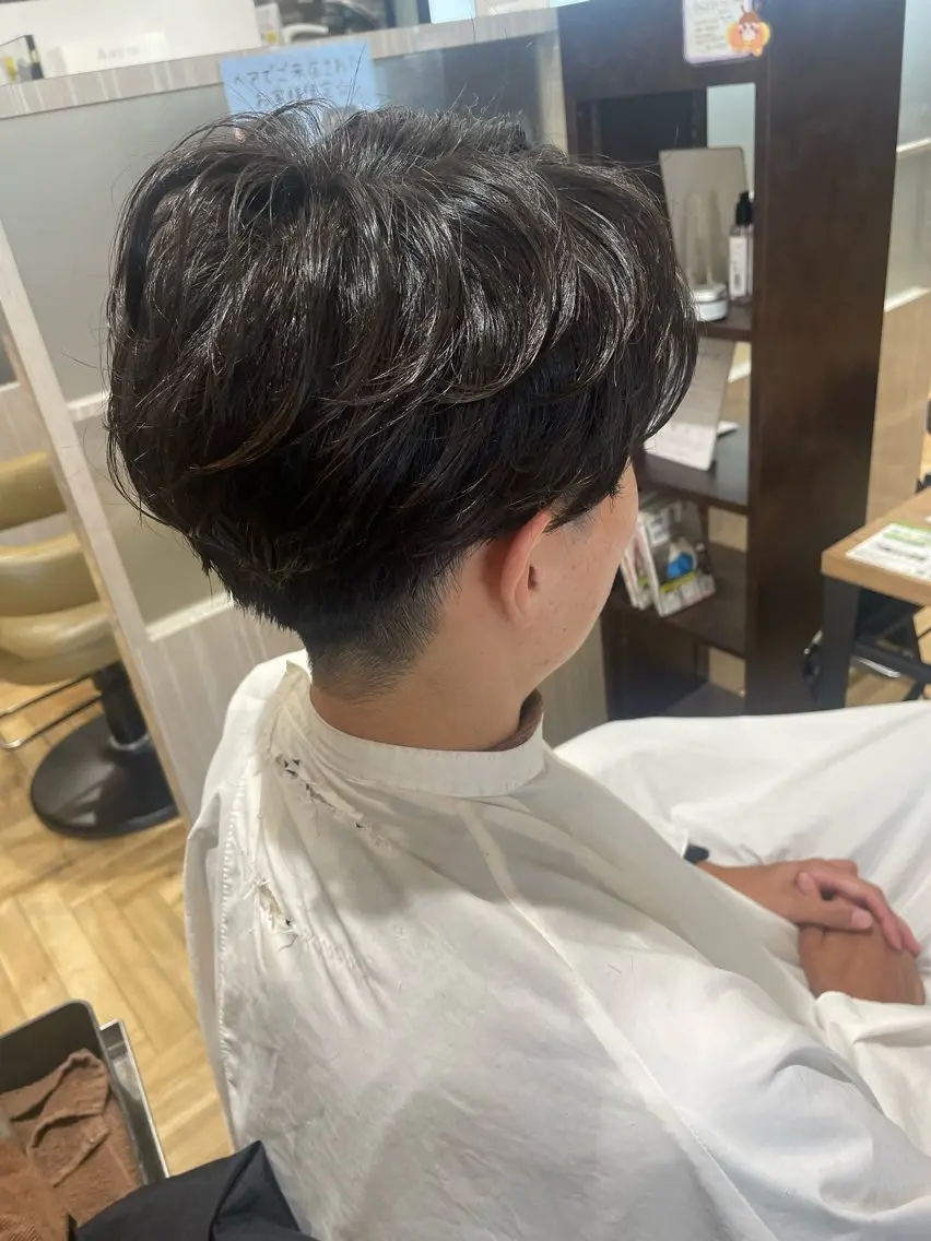 パーマ カット パーマ 中村 誠也のヘアスタイル