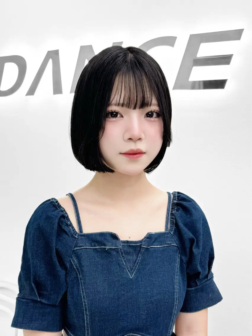 ショート カラー ヘアアレンジ 縮毛矯正🤍 盛れるボブ/ひかりのヘアスタイル