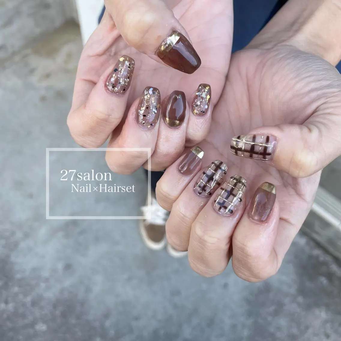 ネイル ニュアンスネイル 27salon yuinaのネイルデザイン