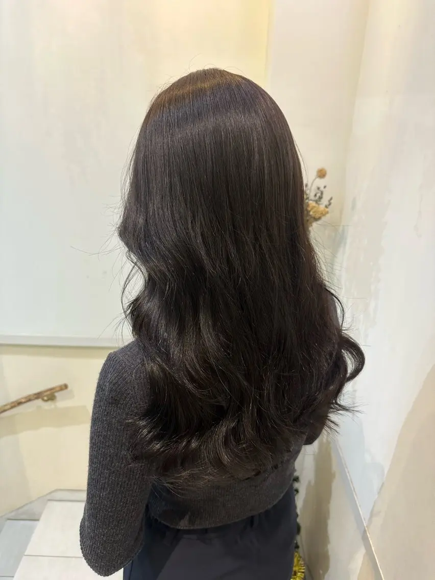 ロング カラー カット ヘアカラー トリートメント 透けるbrown カラー🎗♡yukaのヘアスタイル