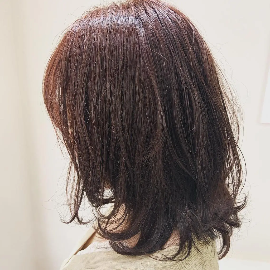 ミディアム ミディアムレイヤー レイヤーカット ⭐️💛骨格を診断 髪質改善◎RIKIのヘアスタイル
