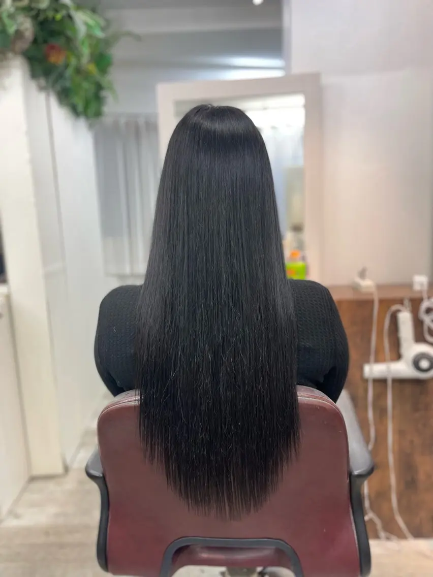 ロング カラー カット ヘアカラー エクステ ヘアセット 韓国ヘア🤍髪質改善 🇰🇷AKANEのヘアスタイル