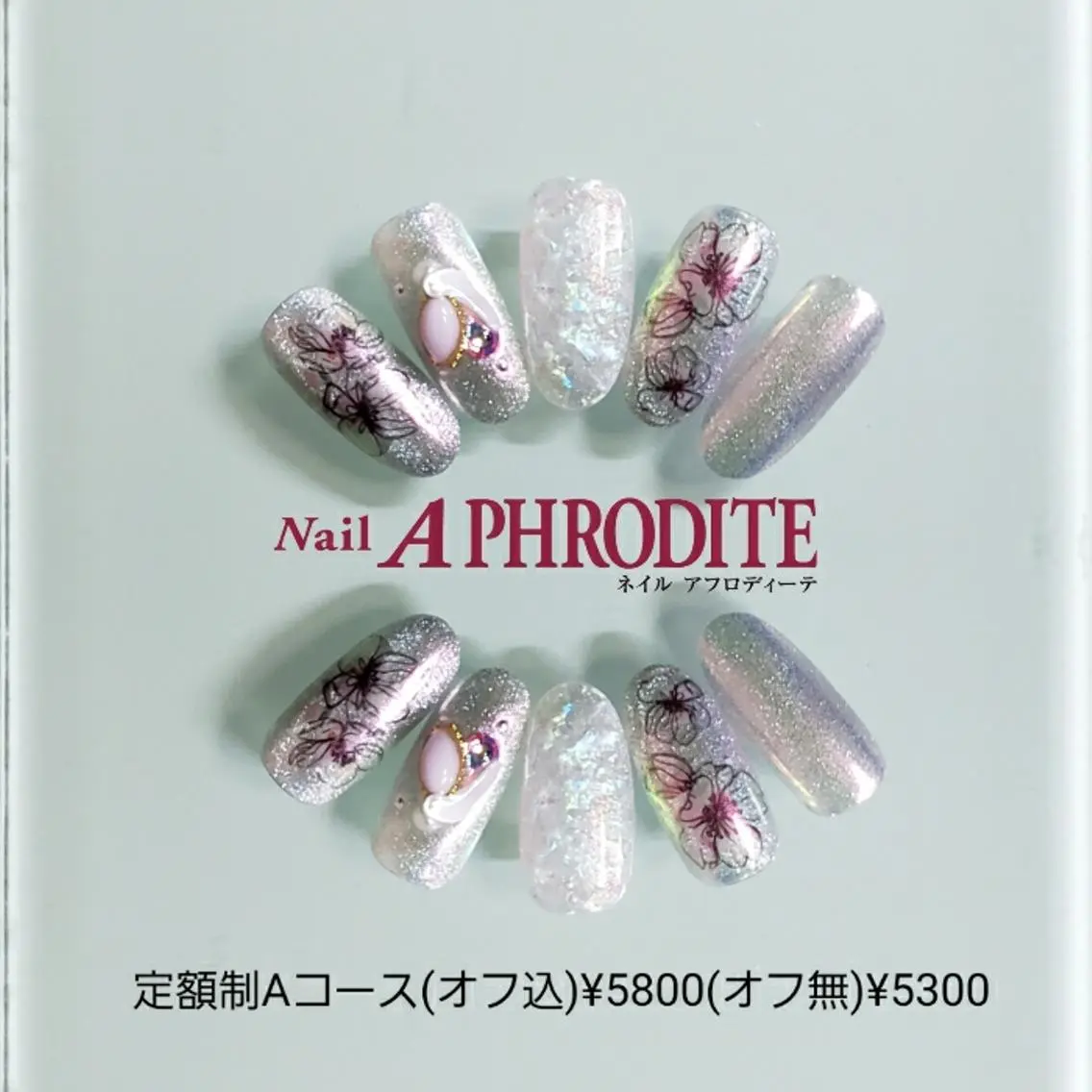 ネイル 持ち込み ニュアンスネイル ハンドネイル Nail Aphroditeのネイルデザイン