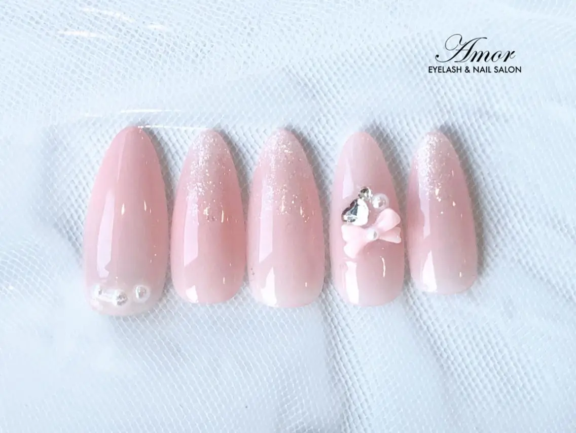 ネイル ワンホンネイル ハンドネイル Nailist Amoのネイルデザイン