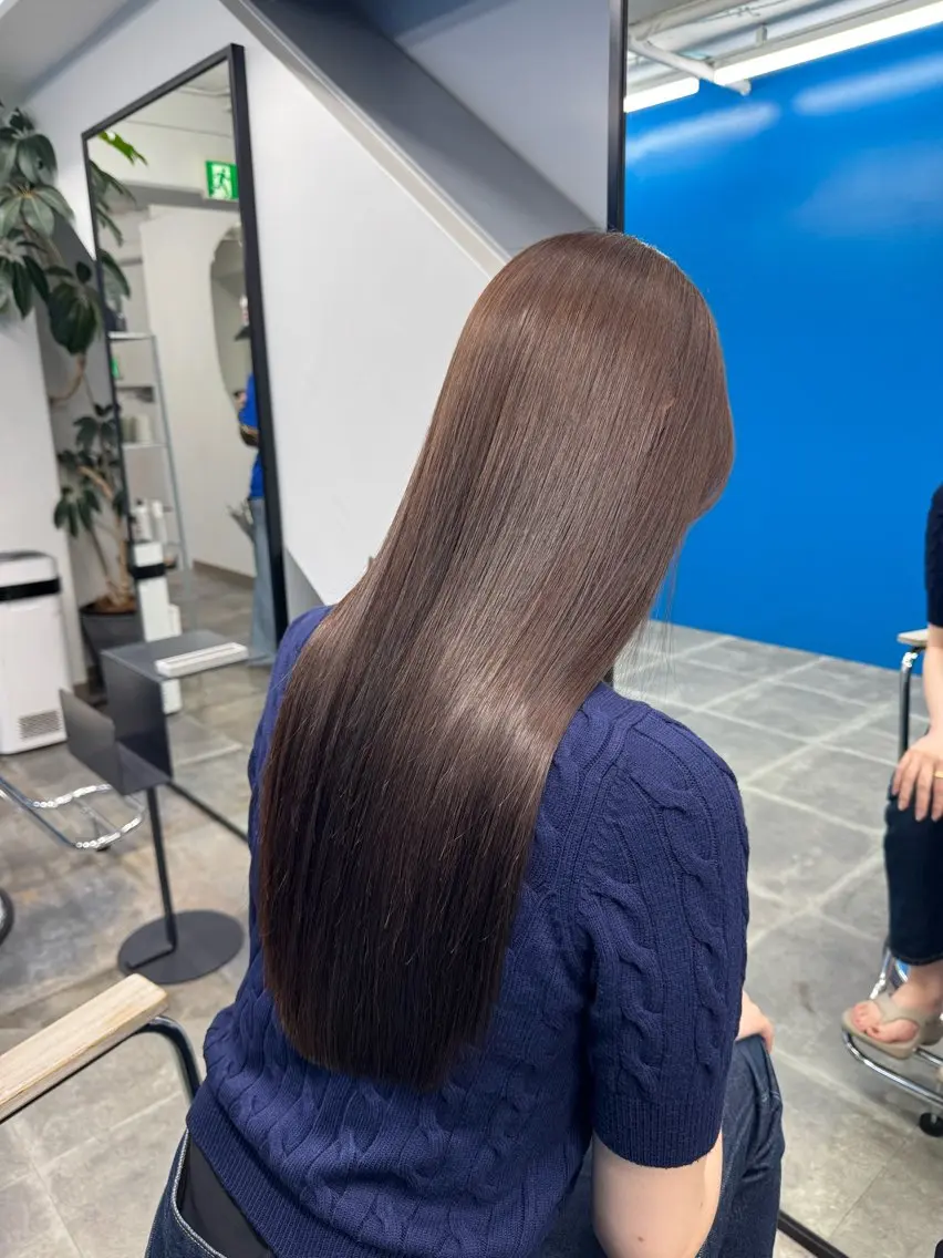 ❤️🔥8月限定❤️🔥艶カラー+クイックトリートメント🫧日々のケアを簡単に!の写真