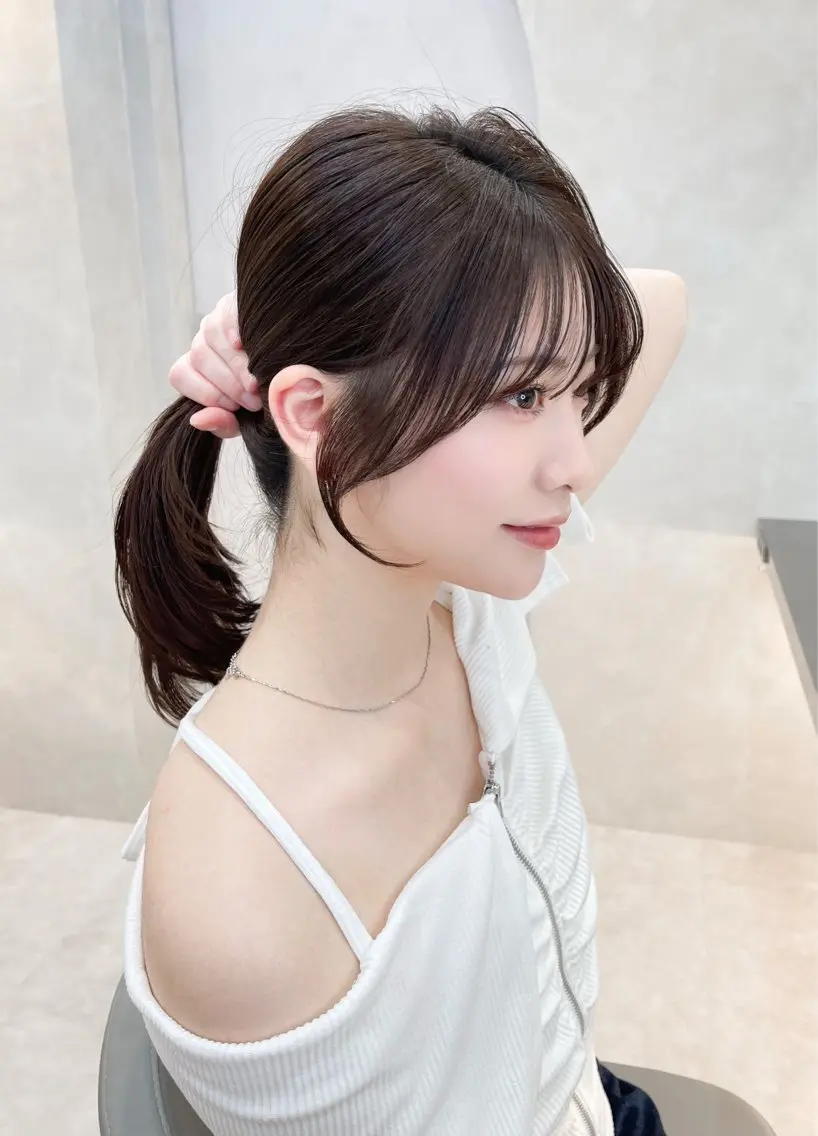 ミディアム ミディアムレイヤー レイヤーカット カット ヘアカラー トリートメント 失敗しないレイヤー/ 顔まわり☀️しゅうとのヘアスタイル