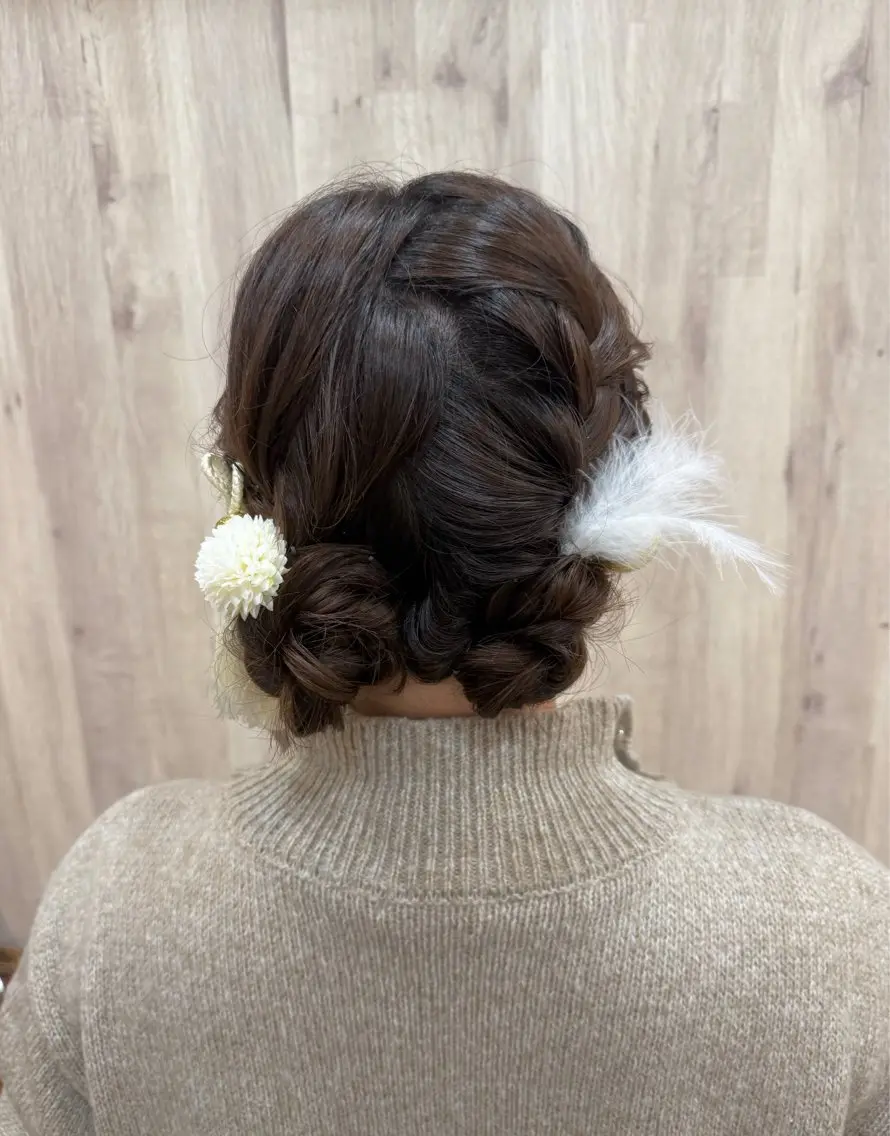 ヘアアレンジ ヘアセット ヘアメイクネイリスト hidemi中目黒のヘアスタイル