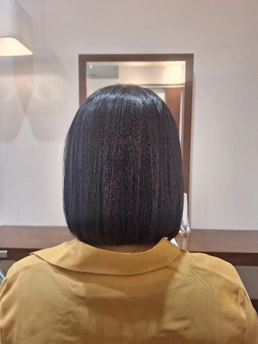 ミディアム ボブ 本下 舞依のヘアスタイル
