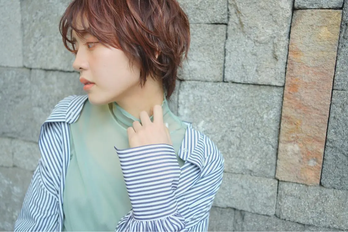 カラー 前田 美佑のヘアスタイル